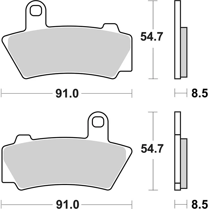 Pastilhas de Travão SBS 995HS BMW R 18 e outras 2