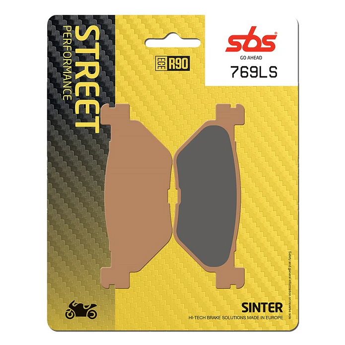 Pastilhas de Travão Trás SBS 769LS Yamaha FJR / XT / XV Bolt / XV / XVS V-Star / TDM e outras 1