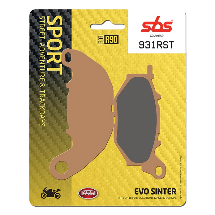 Pastilhas de Travão Frente SBS 931RST Yamaha MT-03 / YZF-R3 / YZF-R25 / MT-25 1