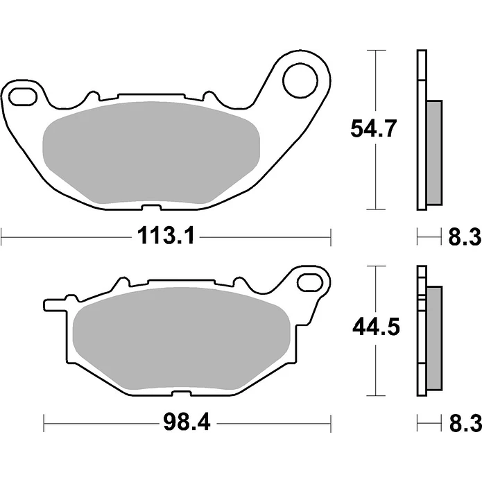 Pastilhas de Travão Frente SBS 931RST Yamaha MT-03 / YZF-R3 / YZF-R25 / MT-25 2
