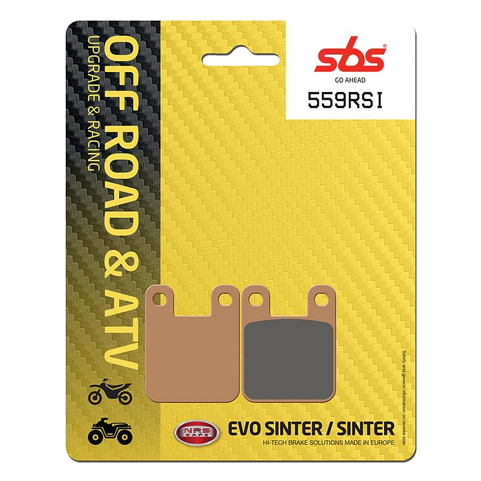 Pastilhas de Travão SBS 559RSI Beta Trial / ALP / Enduro, Rieju Tango, GasGas Pampera e outras 1