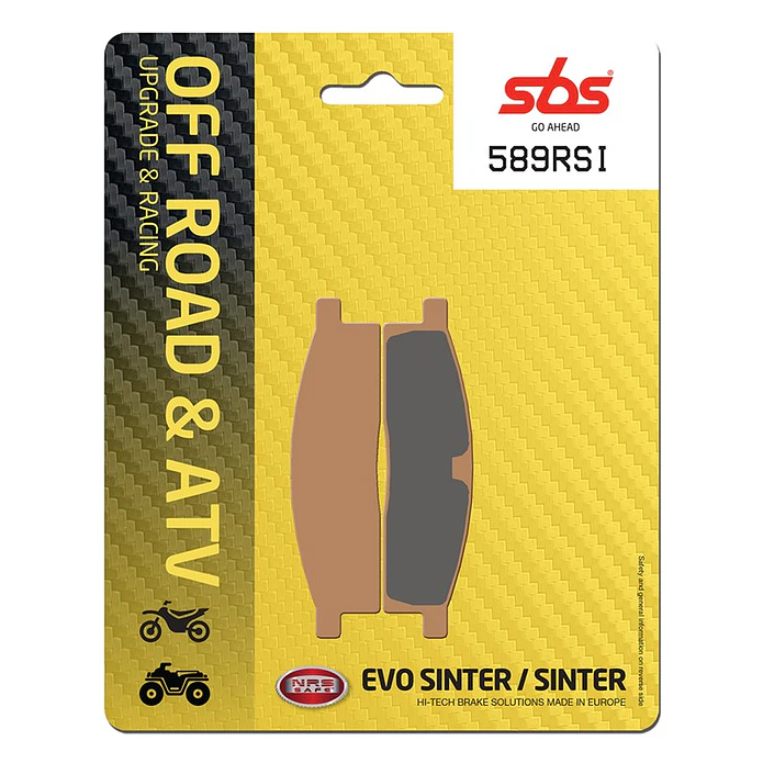 Pastilhas de Travão Frente SBS 589RSI Yamaha YZ 85 / TT-R / YZ 65 / YZ 80 1