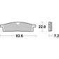 Pastilhas de Travão Frente SBS 589RSI Yamaha YZ 85 / TT-R / YZ 65 / YZ 80 - Miniatura 2