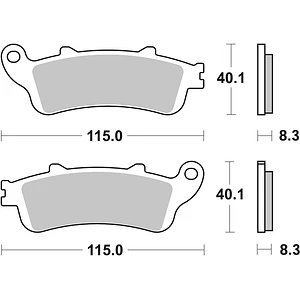 Pastilhas de Travão SBS 736LS Honda XL / VT / VFR / NT / ST / CBR