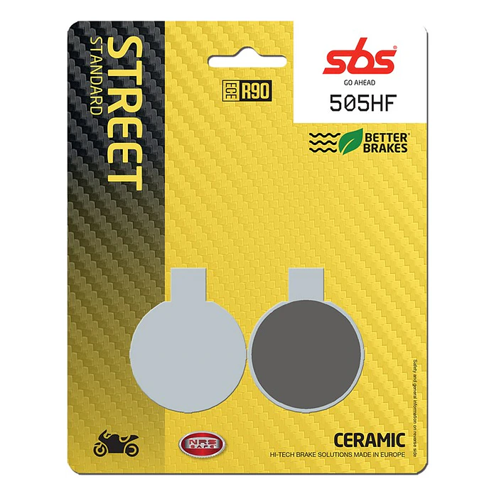 Pastilhas de Travão SBS 505HF Norton MK2 Commando / MK3 Commando 1