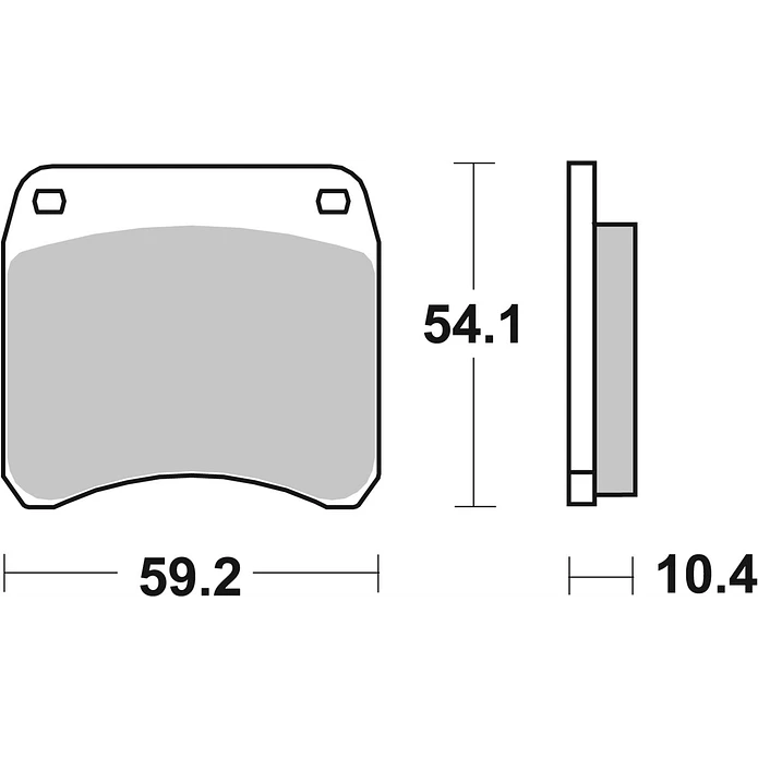 Pastilhas de Travão SBS 523HF Triumph T140 / TR7V / Trident / TSS / TSX, Ducati Sport e outras 2