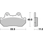 Pastilhas de Travão SBS 542HS Honda CB / VF / VT / CBX / GL Gold / CBR / CM / CX Turbo e outras - Thumbnail 2