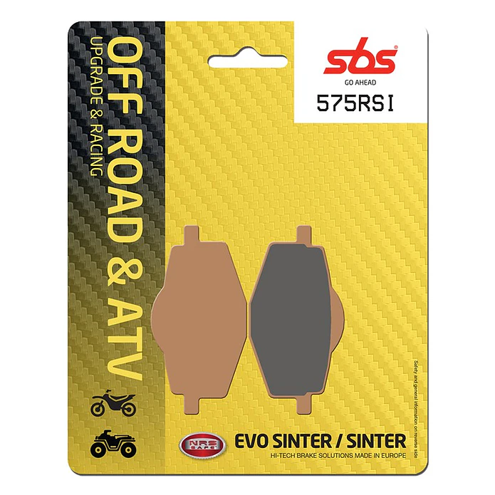 Pastilhas de Travão SBS 575RSI Yamaha Crypton / XT / DT / YZ / IT, Gilera Oregon / RC e outras 1
