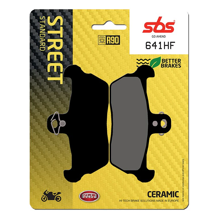 Pastilhas de Travão SBS 641HF Cagiva Freccia / Super, Aprilia ETX Tuareg / RX / Pegaso e outras 1