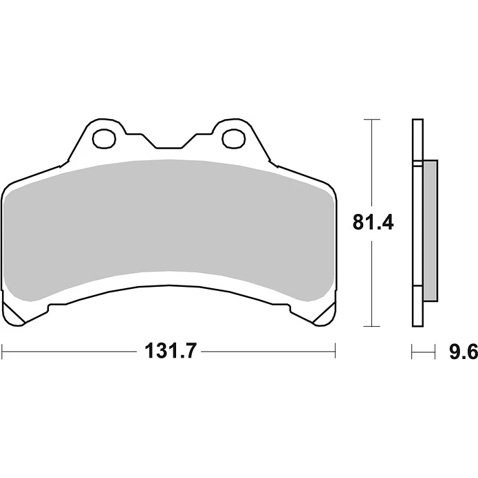 Pastilhas de Travão Frente SBS 682HF Yamaha GTS 1