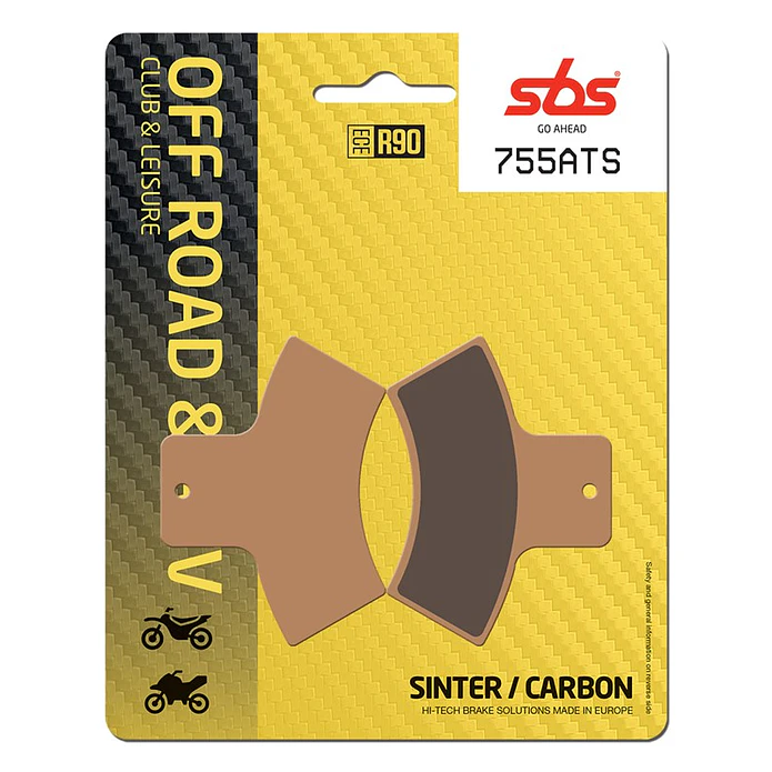 Pastilhas de Travão Trás SBS 755ATS Polaris Sportsman / Scrambler / Trail / Magnum e outras 1