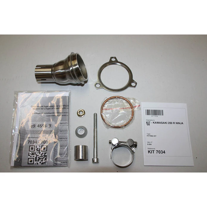 Ponteira de Escape IXIL Hexoval Xtrem Kawasaki Ninja 250 R OK7034VSE 4
