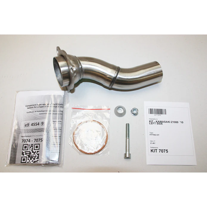 Ponteira de Escape Esquerda IXIL Kawasaki Z 1000 2010-2020 OK7075VSE 5