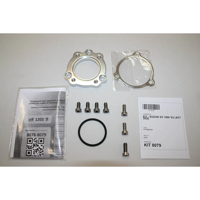 Ponteira de Escape Esquerda IXIL Suzuki SV1000S 2003-2005 OS8079VSE 5