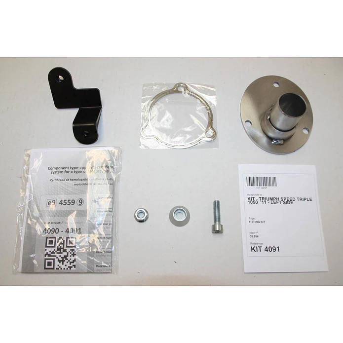 Ponteira de Escape Esquerda IXIL Triumph ST1050 Speed Triple OT4091VSE 4