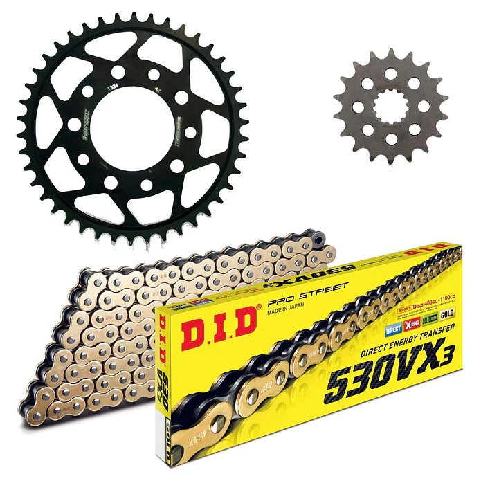Kit de Transmissão X-Ring Dourado Triumph Daytona 1200 94/97 - K1380 1