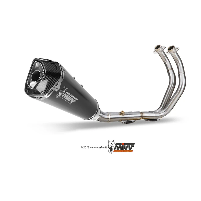 Escape Completo MIVV Delta Race Inox Preto Yamaha MT-07 2014-2020 7