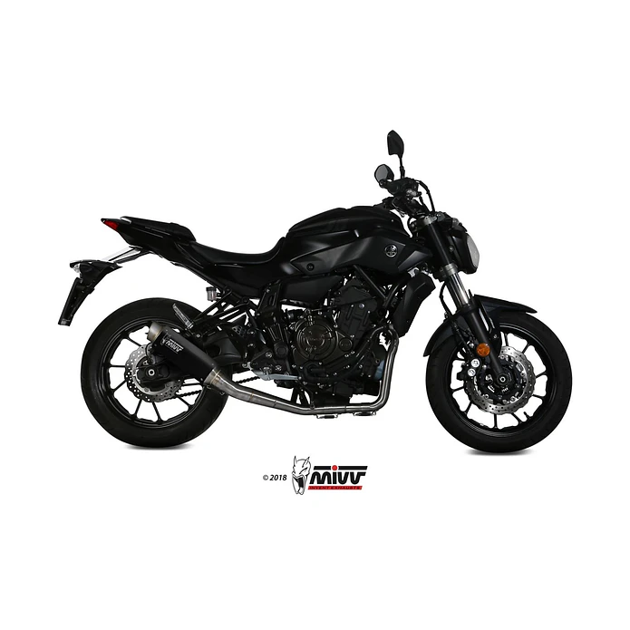 Escape Completo MIVV GP Pro Inox Preto Yamaha MT-07 2014-2020 5