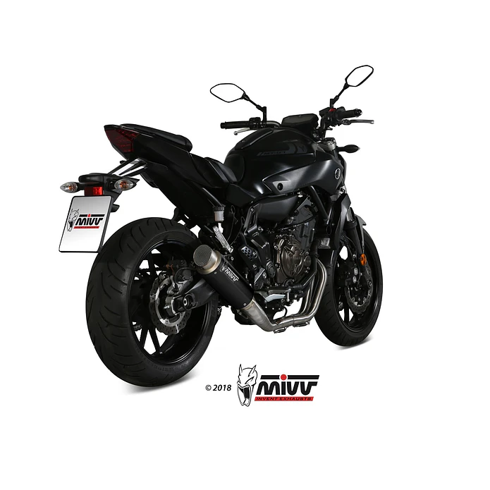 Escape Completo MIVV GP Pro Inox Preto Yamaha MT-07 2014-2020 6