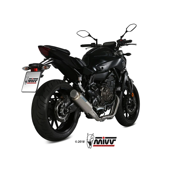 Escape Completo MIVV GP Pro Titânio Yamaha MT-07 2014-2020 Y.045.L6P 6
