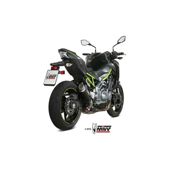 Ponteira de Escape MIVV GP Pro Carbono Kawasaki Z900 2017-2019 8