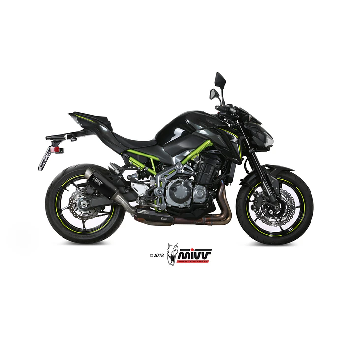 Ponteira de Escape MIVV GP Pro Inox Preto Kawasaki Z900 2017-2019 5
