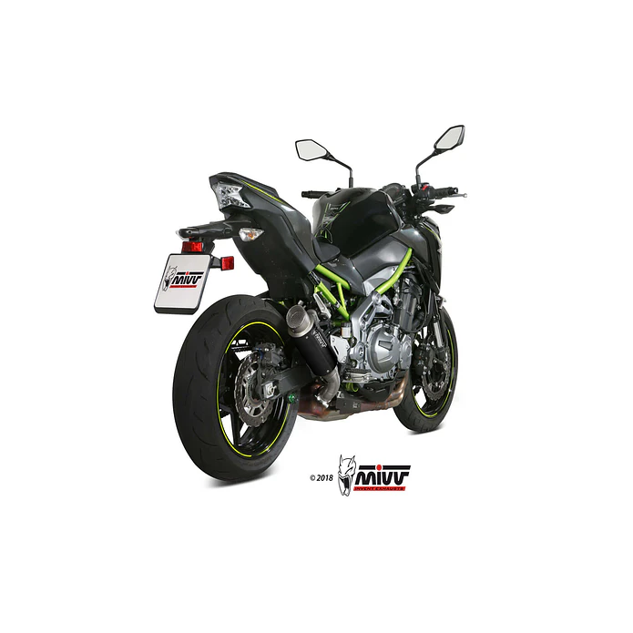 Ponteira de Escape MIVV GP Pro Inox Preto Kawasaki Z900 2017-2019 8
