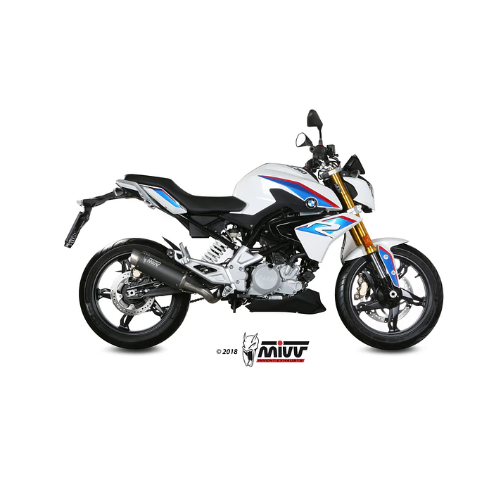 Escape Completo MIVV GP Pro Inox Preto BMW G 310 R 2018-2024 4