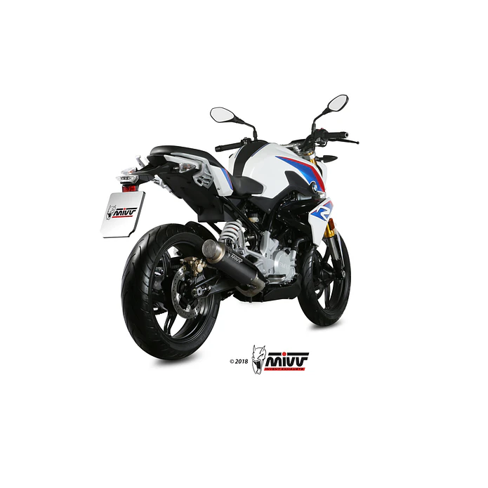 Escape Completo MIVV GP Pro Inox Preto BMW G 310 R 2018-2024 5