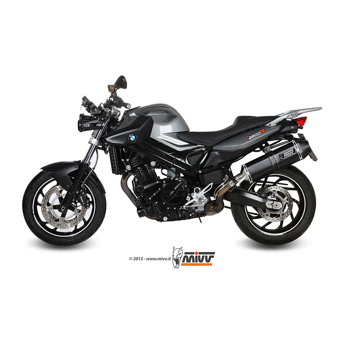 Ponteira de Escape MIVV Speed Edge Inox Preto BMW F 800 R 2009-2020 6