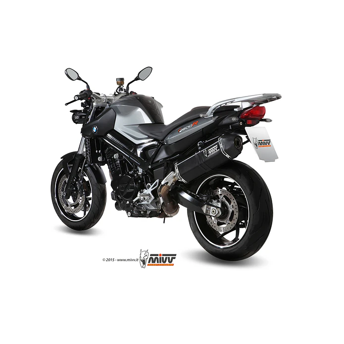 Ponteira de Escape MIVV Speed Edge Inox Preto BMW F 800 R 2009-2020 7