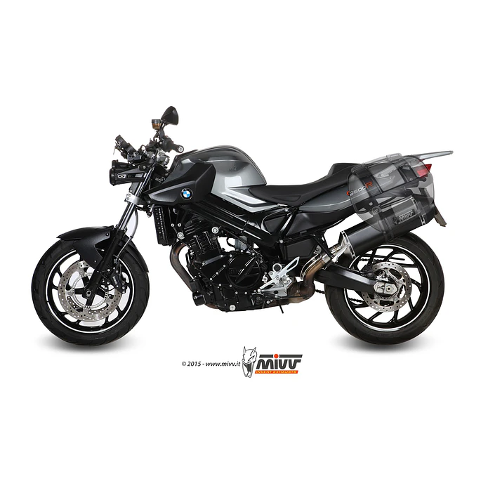Ponteira de Escape MIVV Speed Edge Inox Preto BMW F 800 R 2009-2020 8