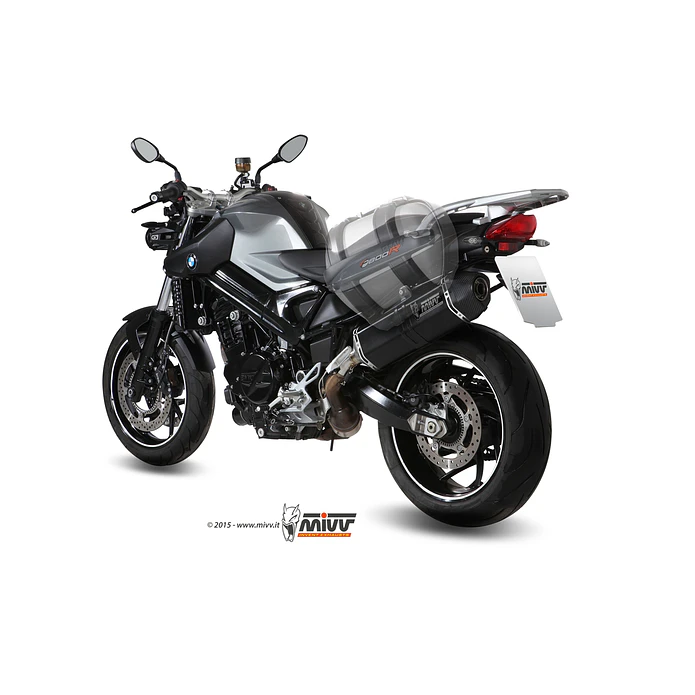 Ponteira de Escape MIVV Speed Edge Inox Preto BMW F 800 R 2009-2020 9