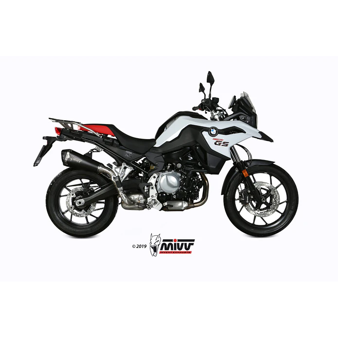 Ponteira de Escape MIVV Delta Race Inox Preto BMW F 750 GS 2018-2024 5