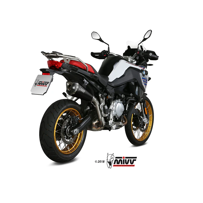 Ponteira de Escape MIVV Delta Race Inox Preto BMW F 750 GS 2018-2024 8