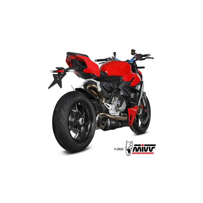 Ponteira de Escape MIVV Delta Race Inox Preto Ducati Panigale V2 7