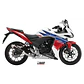 Ponteira de Escape MIVV GP Inox Preto Honda CB 500 F 2013-2015 - Miniatura 5