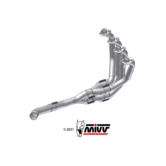 Tubo Descatalisador MIVV Kawasaki Z900 A2 2017-2024 K.045.C2 3