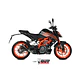 Ponteira de Escape MIVV X-M1 Inox Preto KTM 125 Duke 2021-2023 - Miniatura 7