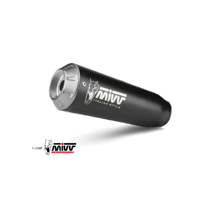 Ponteira de Escape MIVV X-M1 Inox Preto KTM 125 Duke 2017-2020 4