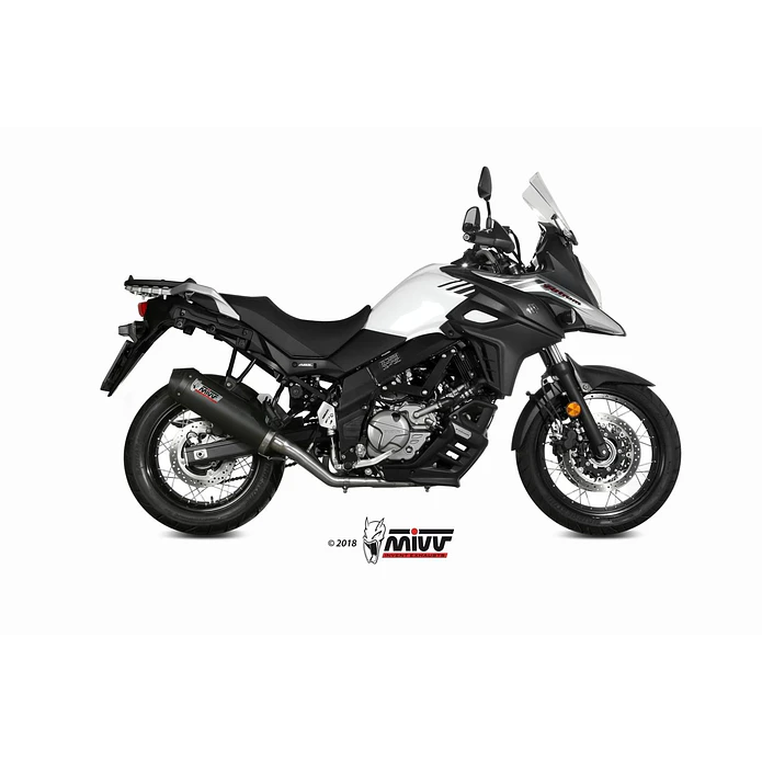 Escape Completo MIVV Oval Carbono Suzuki V-Strom 650 2017-2024 4