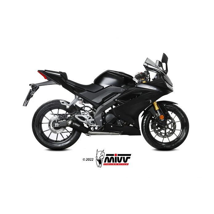Escape Completo MIVV X-M1 Inox Preto Yamaha MT-125 2020-2024 5