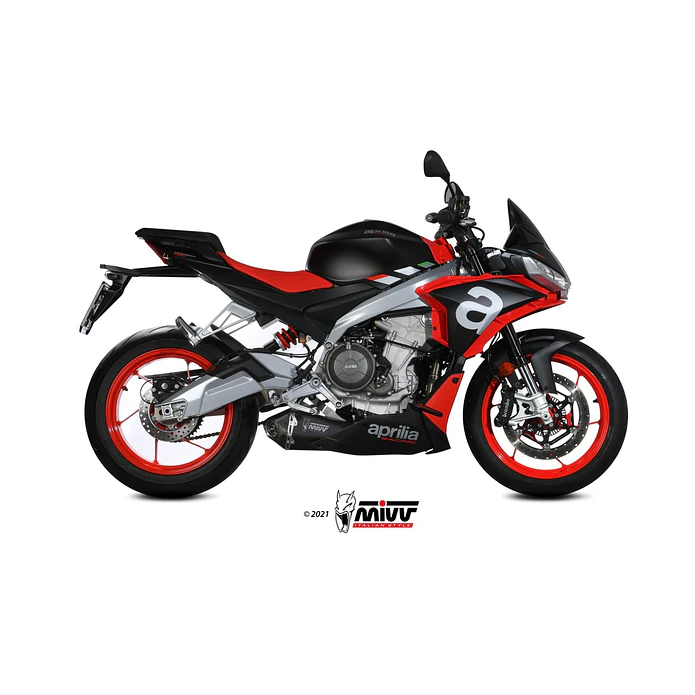 Escape Completo MIVV Delta Race Inox Preto Aprilia RS 660 2020-2024 6