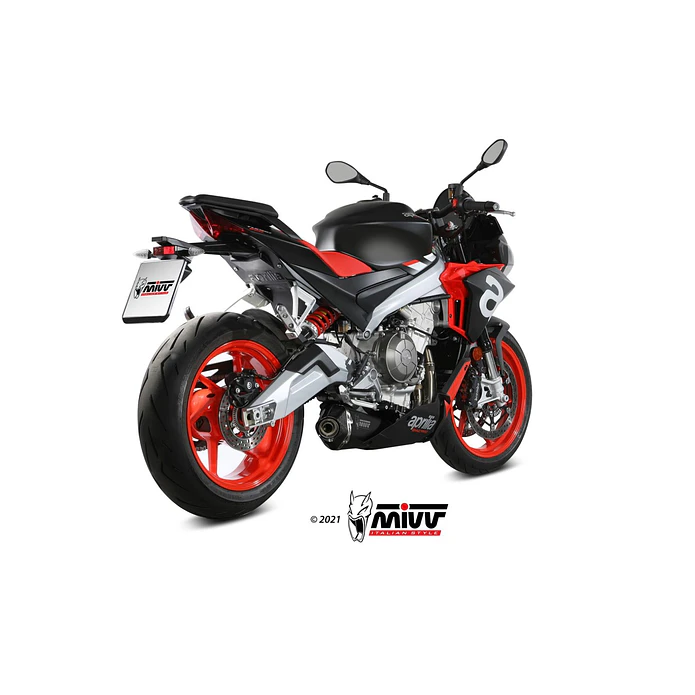 Escape Completo MIVV Delta Race Inox Preto Aprilia RS 660 2020-2024 7