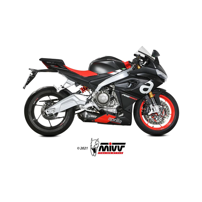 Escape Completo MIVV Delta Race Inox Preto Aprilia RS 660 2020-2024 9