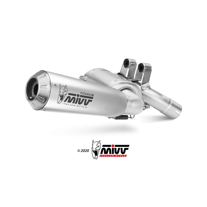 Ponteira de Escape MIVV X-M1 Titânio BMW F 900 XR 2020-2026 B.037.LC4T 7