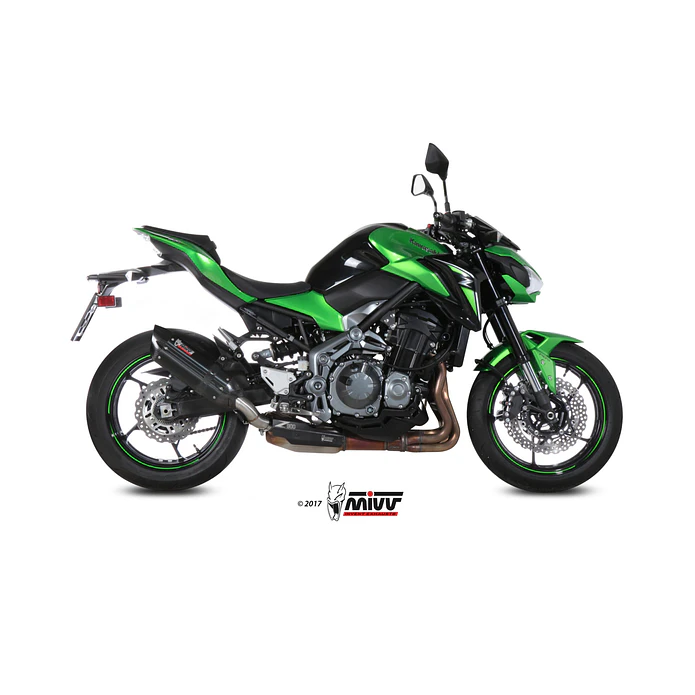 Ponteira de Escape MIVV Suono Inox Preto Kawasaki Z900 2017-2019 5