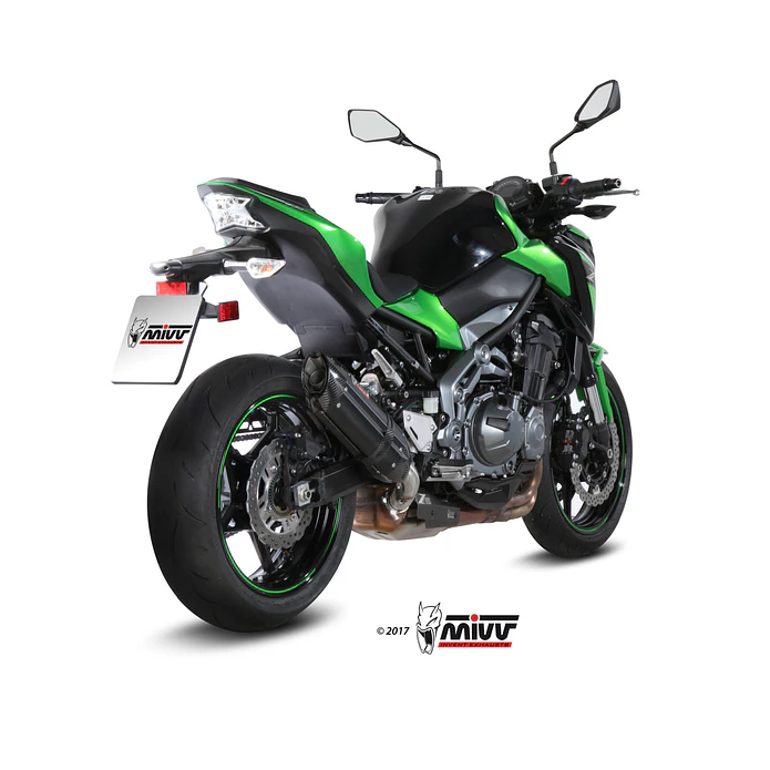 Ponteira de Escape MIVV Suono Inox Preto Kawasaki Z900 2017-2019 6