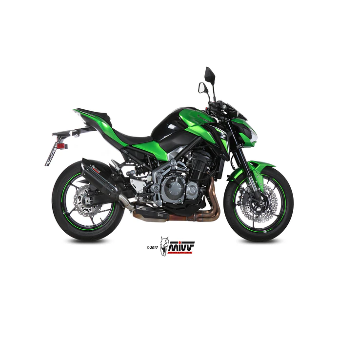 Ponteira de Escape MIVV Suono Inox Preto Kawasaki Z900 2017-2019 7