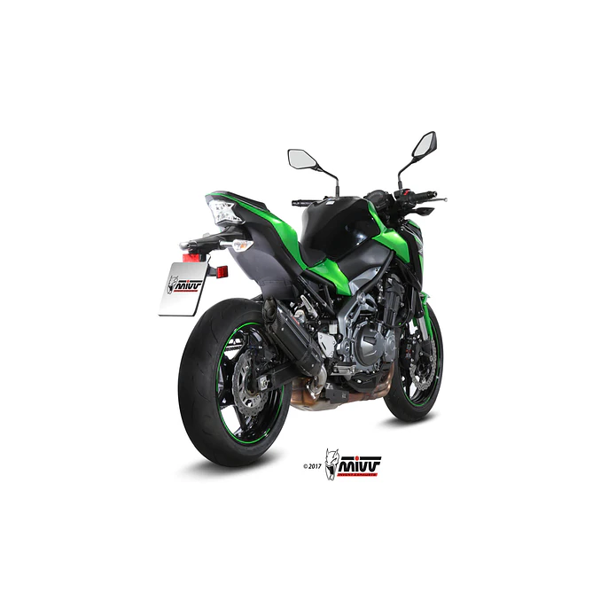 Ponteira de Escape MIVV Suono Inox Preto Kawasaki Z900 2017-2019 8